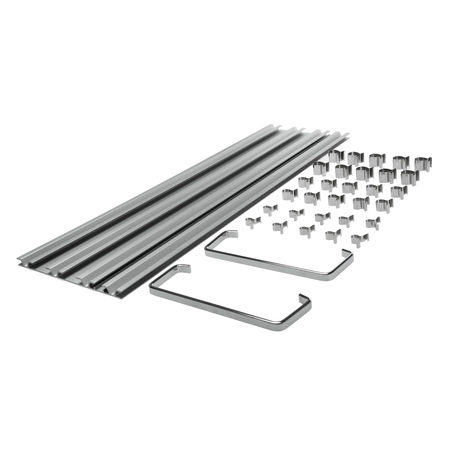 Teng Tools ALU450 33 Piece 450mm Four Track Aluminium Clip Rail Tray ALU450